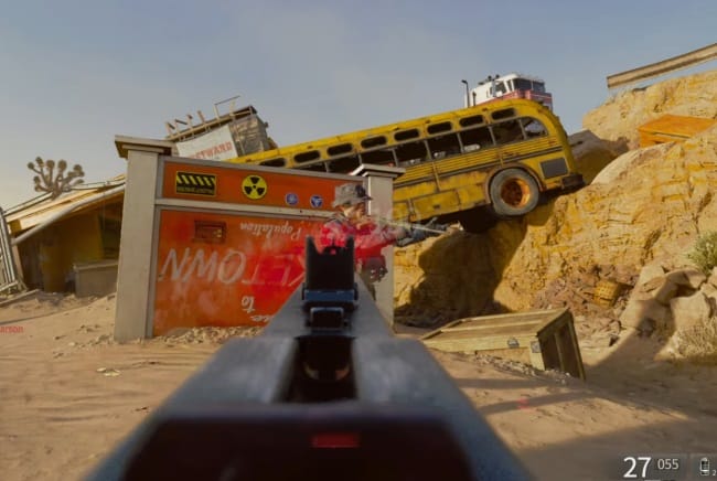 COD BO6のSirin 9mmで戦闘